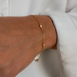 Trio Delicate Diamond Bracelet