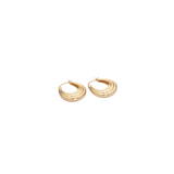 Yvette Dome Hoop Earrings