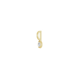 Mira 14k Solid Gold Marquise Diamond Pendant