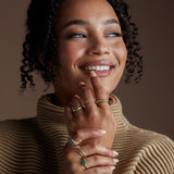 Liora 14k Solid Gold Peridot Ring