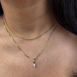 Auri 14k Solid Gold Rope Chain