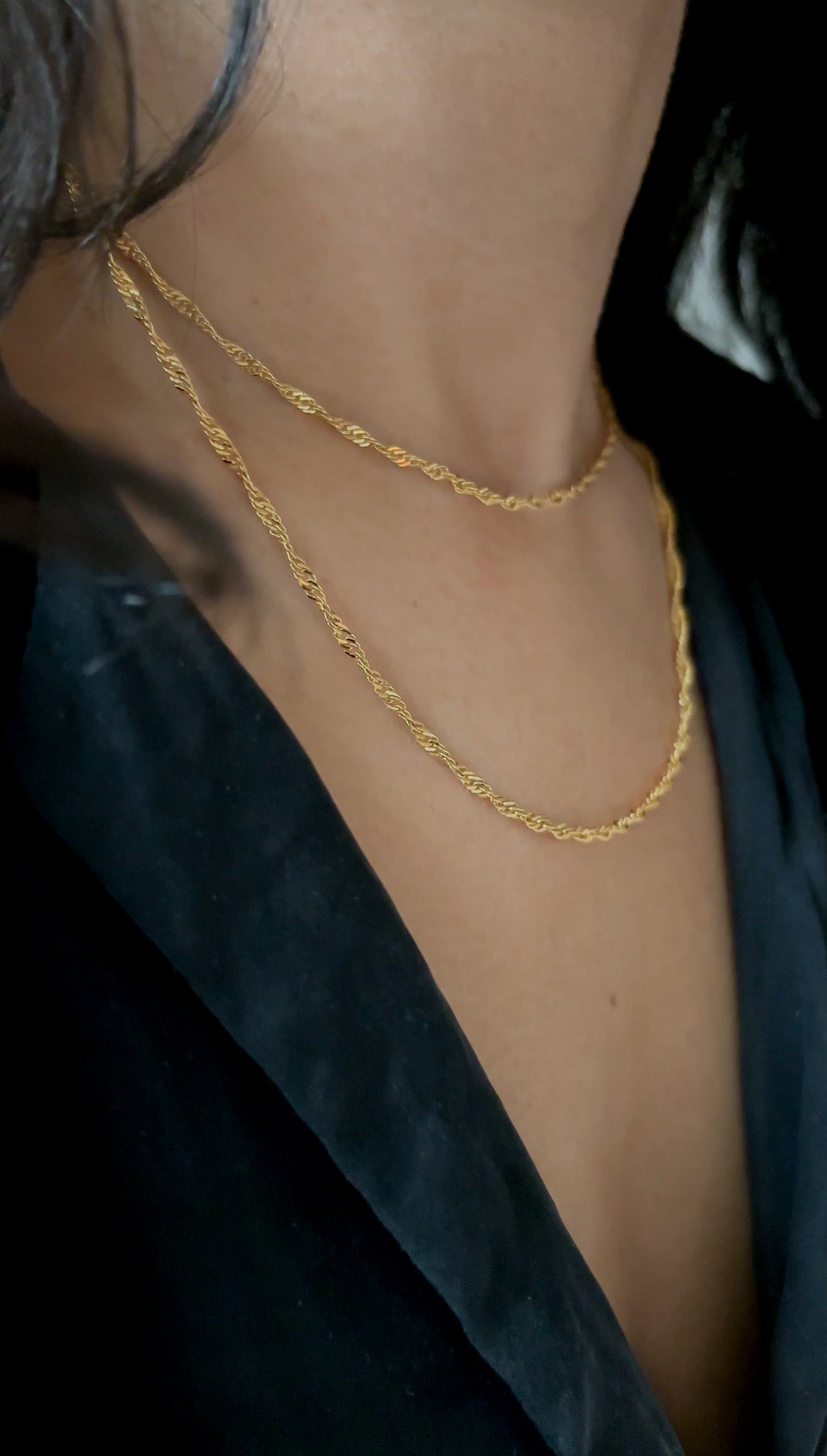 Discover everyday 14k solid gold and gold filled chains and necklaces at MILANA.