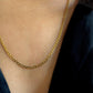1.4 mm Serena Flat Cuban Curb Link Necklace