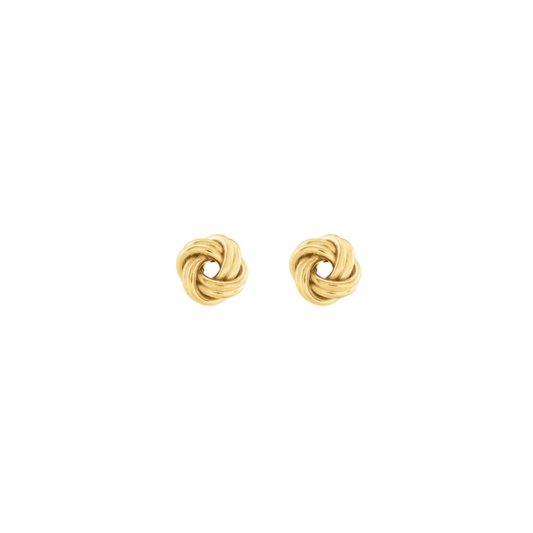 Forget Me Knot Stud Earrings - MILANA JEWELRY 