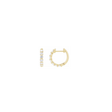 Diamond Hoop Earrings