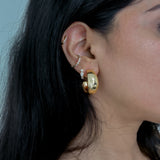 Ziya Huggie Hoops