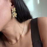 Kalya Floral Drop Studs