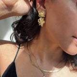 Kalya Floral Drop Studs