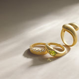 Liora 14k Solid Gold Peridot Ring