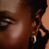 Selene Diamond Bold Huggie Earrings