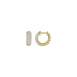 Selene Diamond Bold Huggie Earrings
