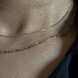 Collar de cadena de caja de agosto 