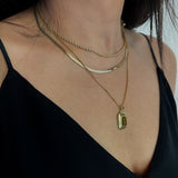 Collar de cadena de cuerda delicada Elysian