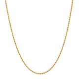Collar de cadena de cuerda delicada Elysian