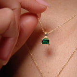 Solace Emerald Pendant
