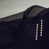 Diamond Dangle Earrings