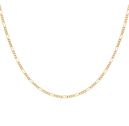 Celine Flat Figaro Necklace Chain - MILANA JEWELRY 
