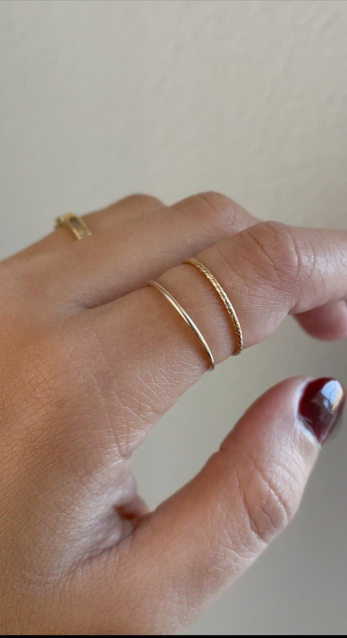 Simple Stacking Ring - MILANA JEWELRY 